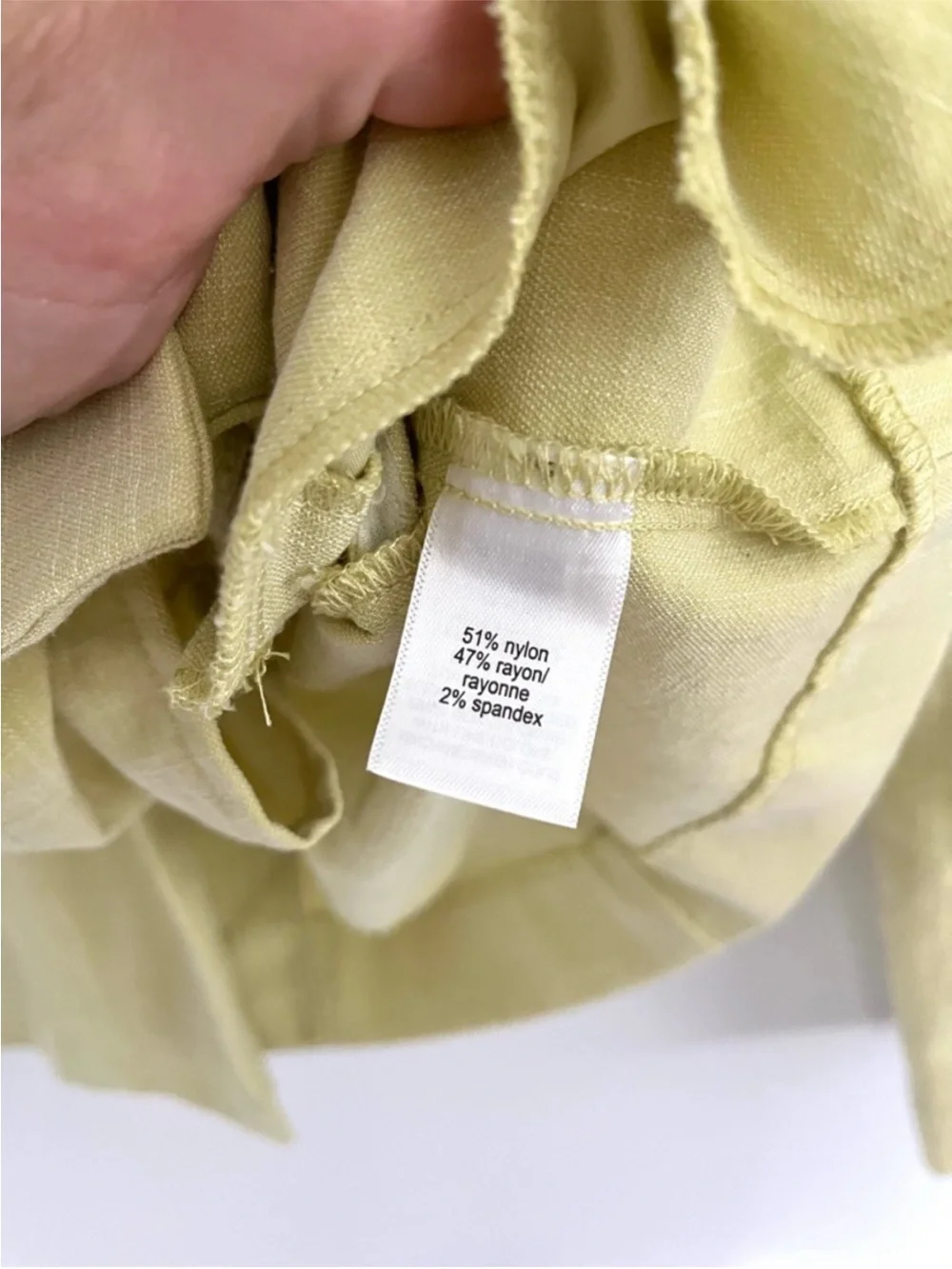 Maurices Chartreuse Linen-Like Spring Summer Women’s Blazer Colorful Career Work